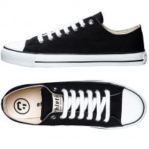 Ethletic Fairtrade Trainers - Black & White