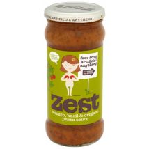 Zest Tomato Basil & Oregano Pasta Sauce - 340g