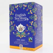 English Tea Shop Organic and Fairtrade Earl Grey Tea - 20 Bags - Sachets