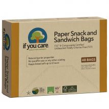 If You Care Paper Sandwich Bags - 48 Bags