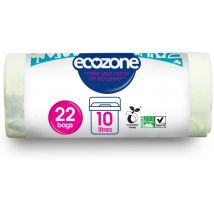 Ecozone Eco Compostable Caddy Liners - 10L - Roll of 22