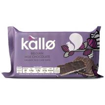 Kallo Organic Milk Chocolate Rice Cake Thins - 75g