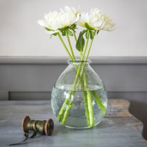 Recycled Large Glass Vase