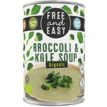 Free & Easy Organic Broccoli And Kale Soup - 400g