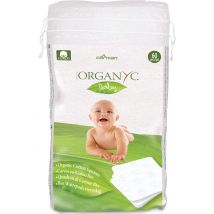 Organyc 100% Organic Cotton Squares - Pack Of 60