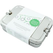 A Slice Of Green Large Rectangle Lunch Box with Mini Container