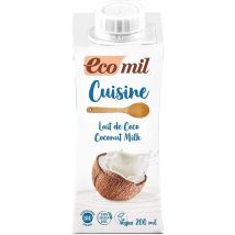 Ecomil Dairy Free Coconut Cuisine Cooking Cream - 200ml