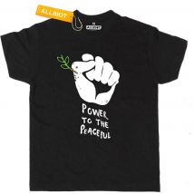 All Riot 'Power to the Peaceful' Organic T-Shirt