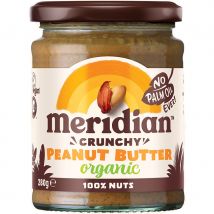 Meridian Organic Peanut Butter - Crunchy - 280g