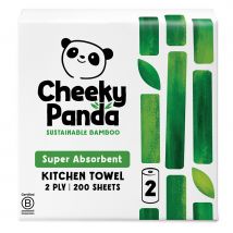 The Cheeky Panda Bamboo Kitchen Towel - Pack of 2