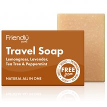 Friendly Soap Hair & Body Travel Soap Bar - 95g