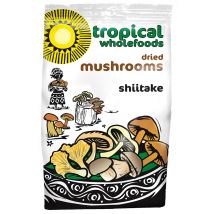 Tropical Wholefoods Dried Shiitake Mushrooms - 50g