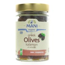 Mani Blaeuel organic Kalamon Olives al Naturale - 205g