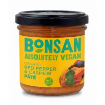 Bonsan Cashew & Bell Pepper Vegan Pate - 130g
