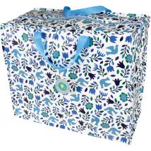 Recycled Jumbo Storage Bag - Folk Doves
