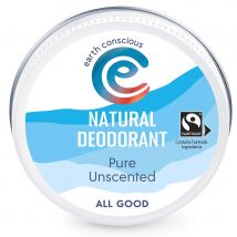 Earth Conscious Pure Unscented Natural Deodorant - 60g