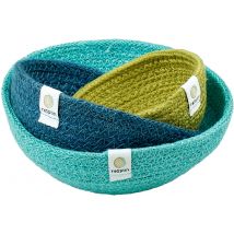 Respiin Mini Jute Bowl Set - Ocean