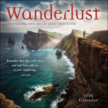 Wanderlust 2026 Wall Calendar