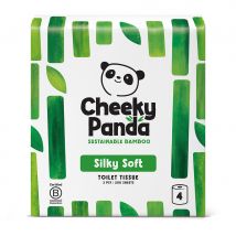 The Cheeky Panda Plastic Free Bamboo Toilet Tissue - 4 Rolls