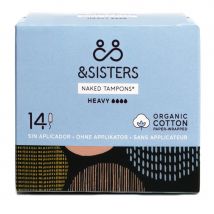 Mooncup Naked Tampons - Heavy - Pack of 14