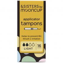Mooncup Eco-Applicator Tampons - Light - Pack of 16