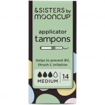 Mooncup Eco-Applicator Tampons - Medium - Pack of 14