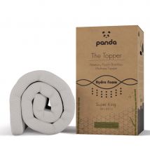 Panda Memory Foam Bamboo Mattress Topper - Super King