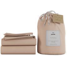 Panda Vintage Pink Bamboo Bedding Set - Double