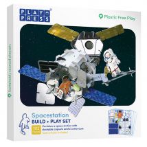 PlayPress Toys Space Station Build and Play Set
