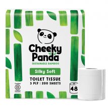 The Cheeky Panda Bamboo Toilet Tissue - 48 rolls