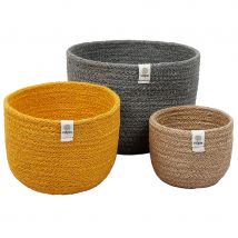 Respiin Tall Jute Basket Set - Beach