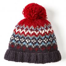 Clifden Bobble Beanie - Red