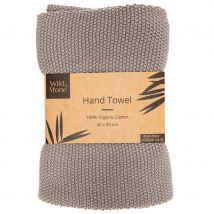 Wild & Stone Organic Cotton Hand Towel - Dove Grey