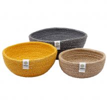 Respiin Mini Jute Bowl Set - Beach
