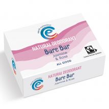 Earth Conscious Bare Bar Natural Deodorant - Jasmine & Rose - 90g