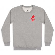 Matt Sewell Womens Red Bird Sweat - Ash Marl