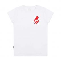 Matt Sewell Womens Red Bird Tee - White