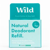 Wild Fresh Cotton & Sea Salt Deodorant Refill - 43g