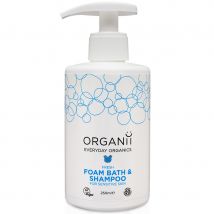 Organii Fresh Foam Bath & Shampoo - 250ml