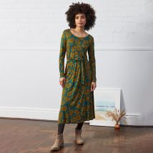 Nomads Tie Belt Dress - Peacock