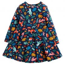 Frugi Wild Woodland Sofia Skater Dress