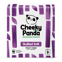 The Cheeky Panda Luxury Quilted Bamboo Toilet Tissue - 9 Rolls