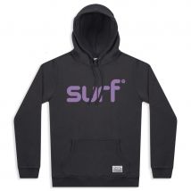 Womens Surf Organic Cotton Hoodie - Charcoal