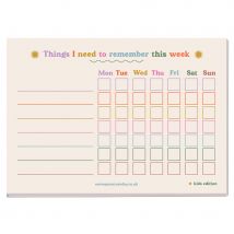 Once Upon a Tuesday A5 Kids Weekly Planner Pad