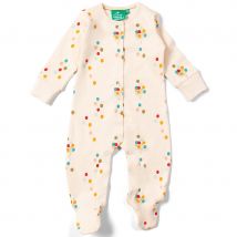 Rainbow Balloons Organic Babygrow