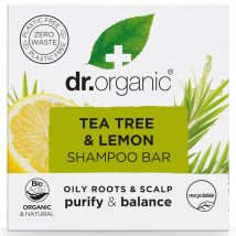 Dr Organic Tea Tree & Lemon Shampoo Bar - 75g