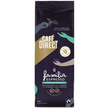 Cafédirect Fairtrade Familia Original Espresso Coffee Beans - 1kg