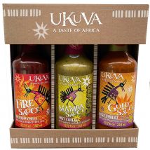 Ukuva Hot Sauce Trio Gift Set