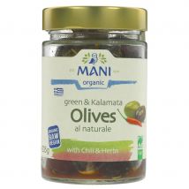 Mani Organic Mixed Olives al Naturale - 205g