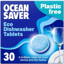 OceanSaver Plastic Free Eco Dishwasher Tablets - 30 Tabs